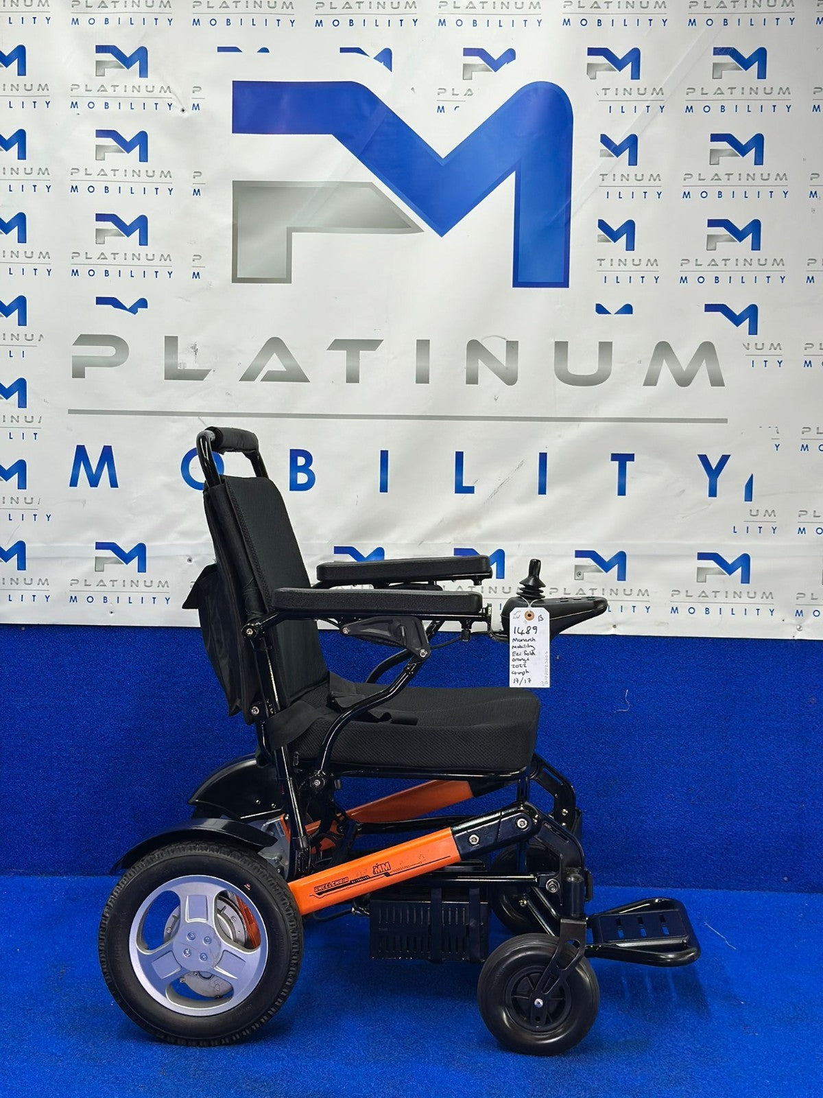 Monarch MM Ezi-Fold 4 MPH Folding Lightweight Lithium Portable Powerchair 1489