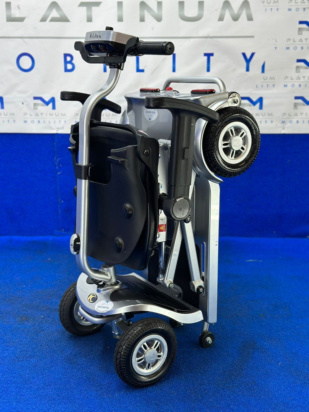Kymco K-Lite FE Remote Folding Mobility Scooter Auto Folding & Lightweight 4 MPH