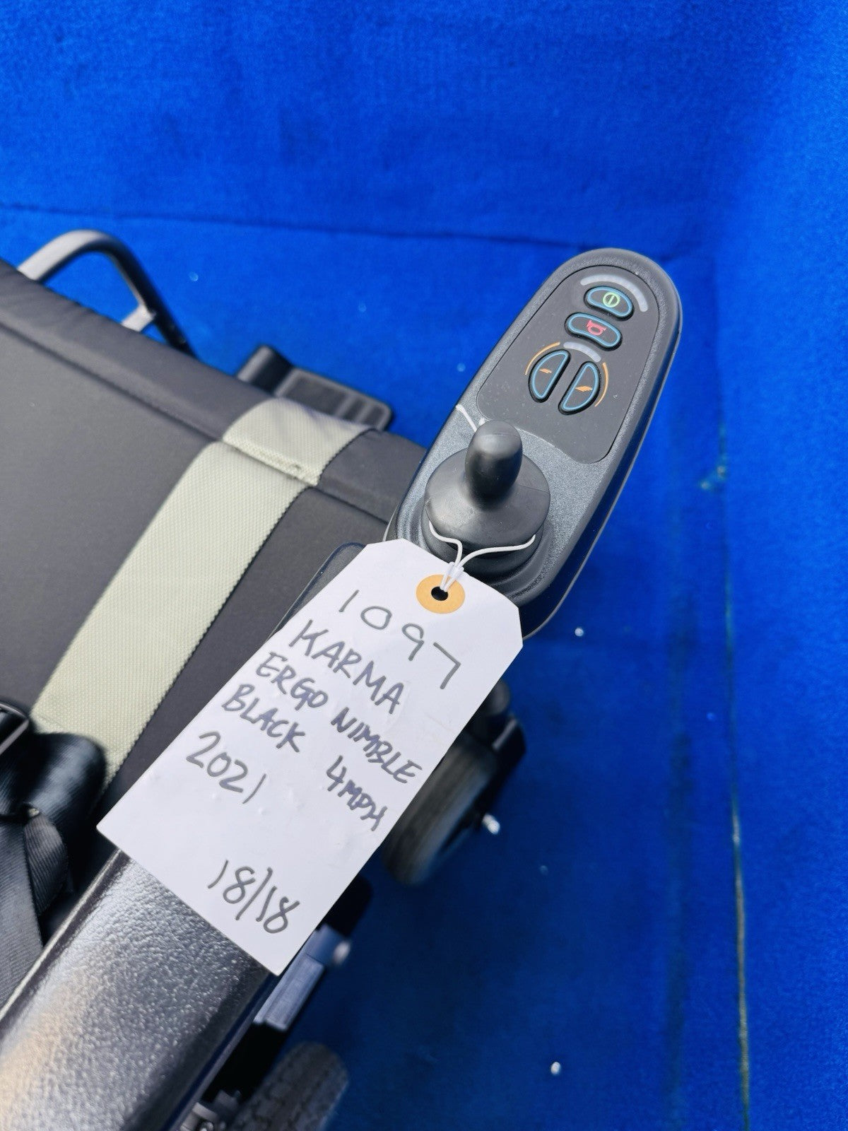 KARMA ERGO NUMBLE TRAVELER KP-10.3S 4MPH ELECTRIC WHEELCHAIR POWERCHAIR MOBILITY