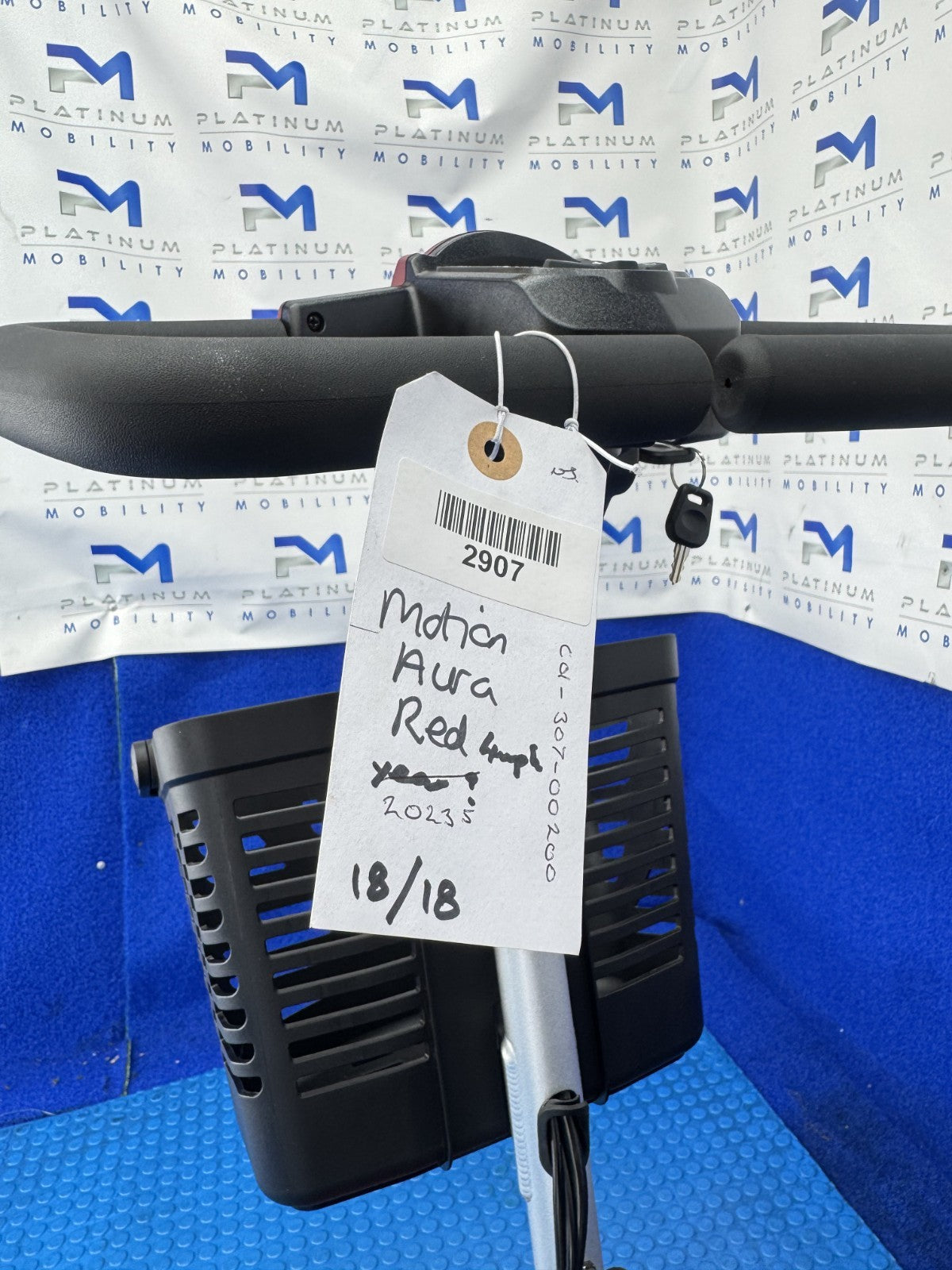 Motion Aura Electric Wheelchair Lithium Battery Air Tyres 4mph 2907