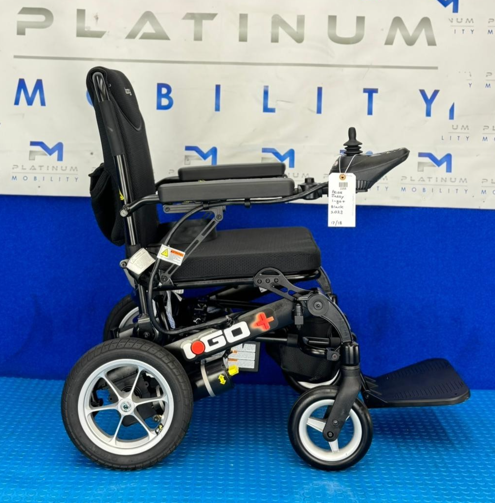 Pride iGo Plus Folding Powerchair 4Mph – Lightweight Electric Wheelchair 2208