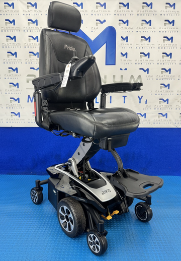 Pride Jazzy Air 2.0 Power Chair Electric Wheelchair with Electric Seat Lift 2808