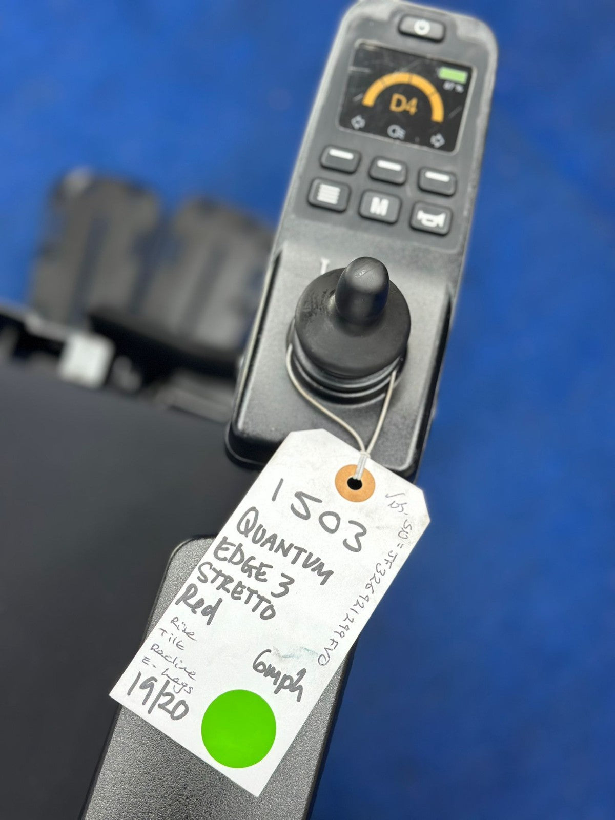 PRIDE QUANTUM EDGE 3 STRETTO 4 MPH ELECTRIC POWER WHEELCHAIR POWERCHAIR 1503