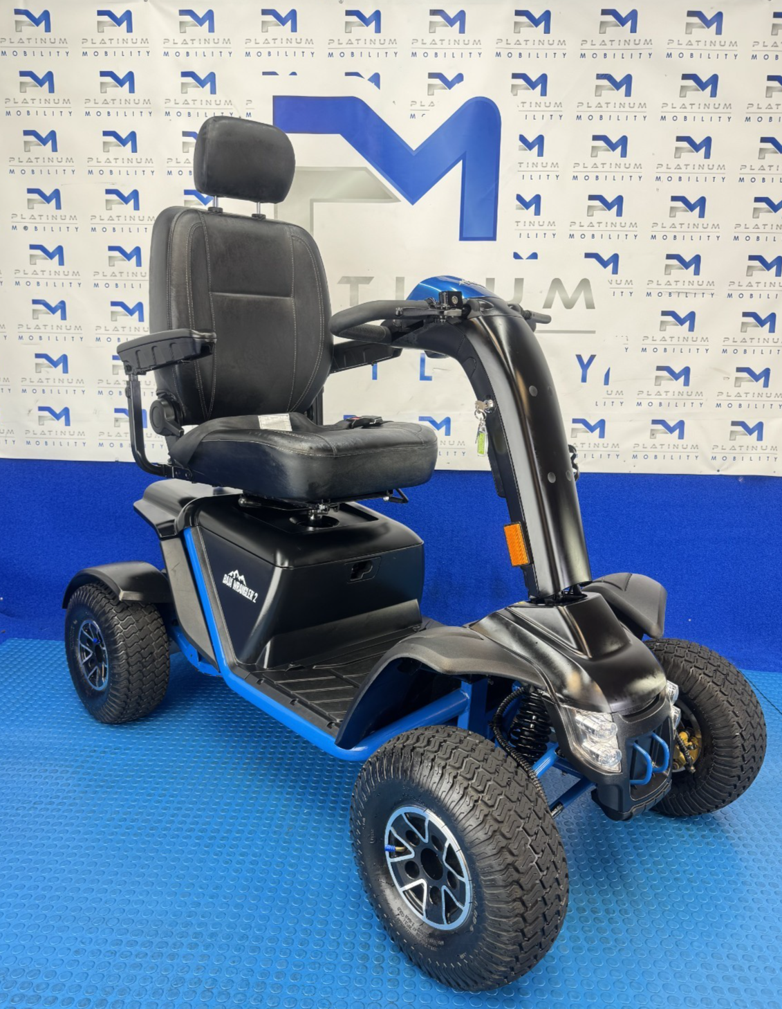 Pride Baja Wrangler Mobility Scooter All Terrain New Batteries 8Mph 2458