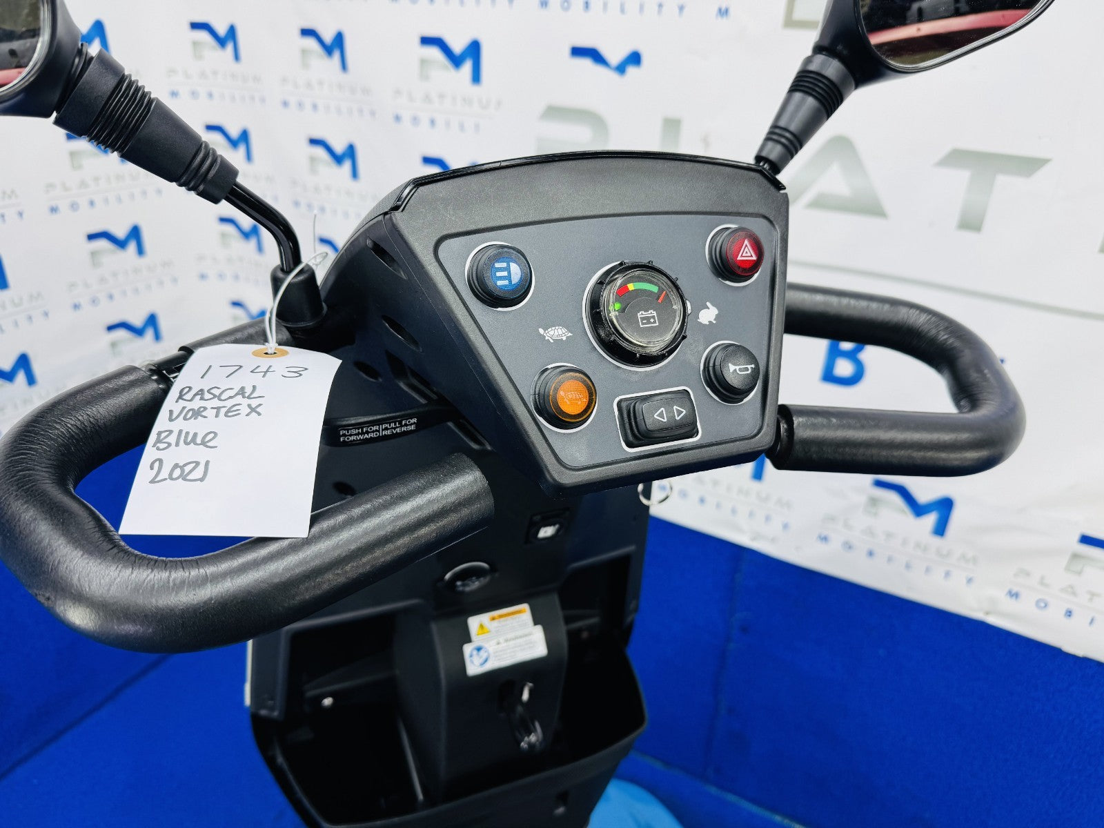 Used Electric Mobility Scooter Rascal Vortex Sport Road Legal heavy Duty 8mph