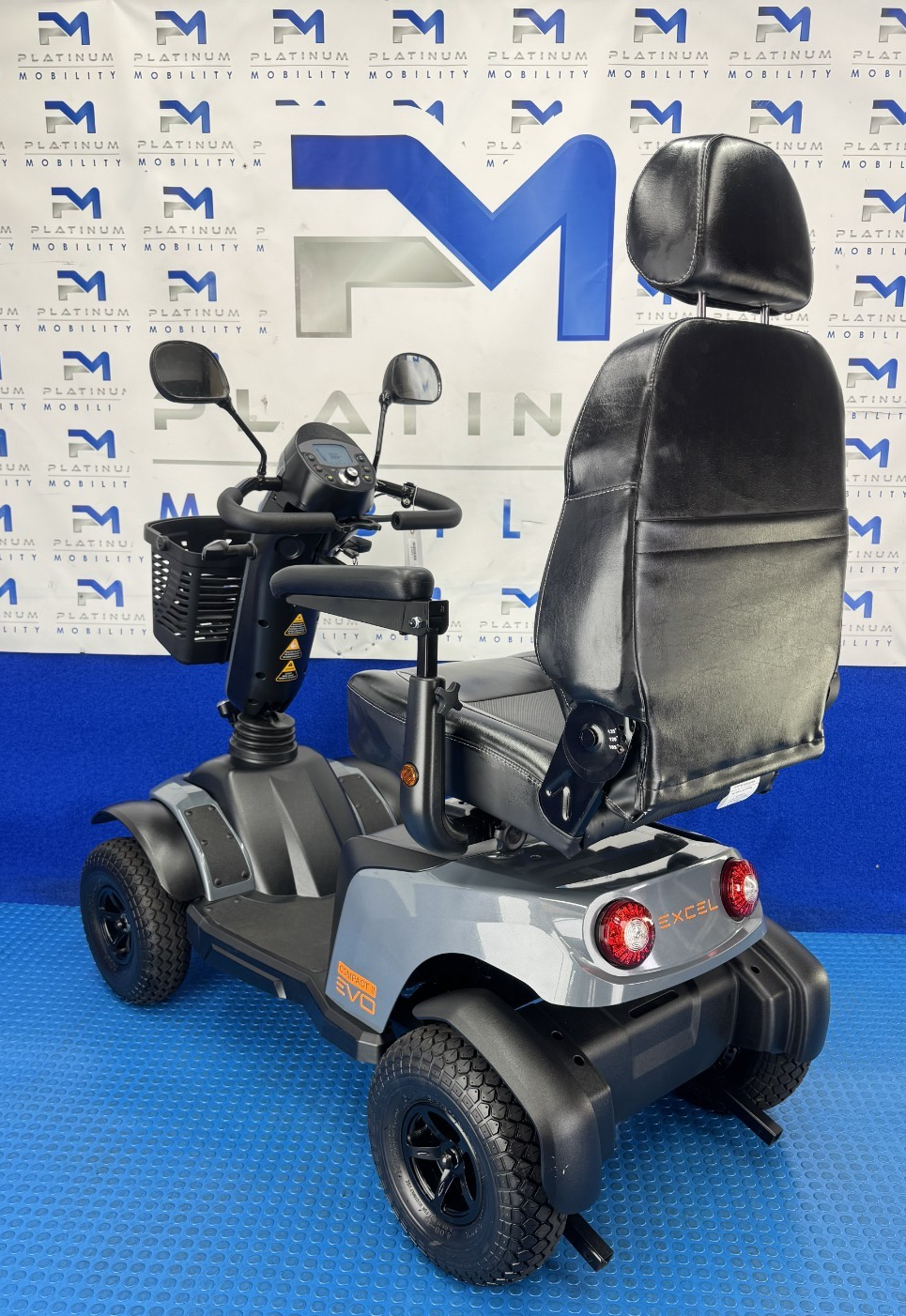 Excel Galaxy 2 Compact Evo Mobility Scooter 8MPH Lithium Battery Road Legal 2507