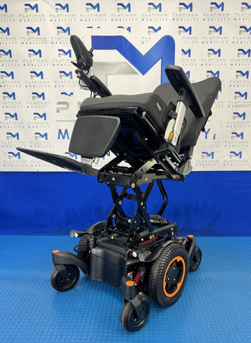 SUNRISE QUICKIE Q500M 6MPH ELECTRIC WHEELCHAIR RISER AND TILT POWERCHAIR 1983