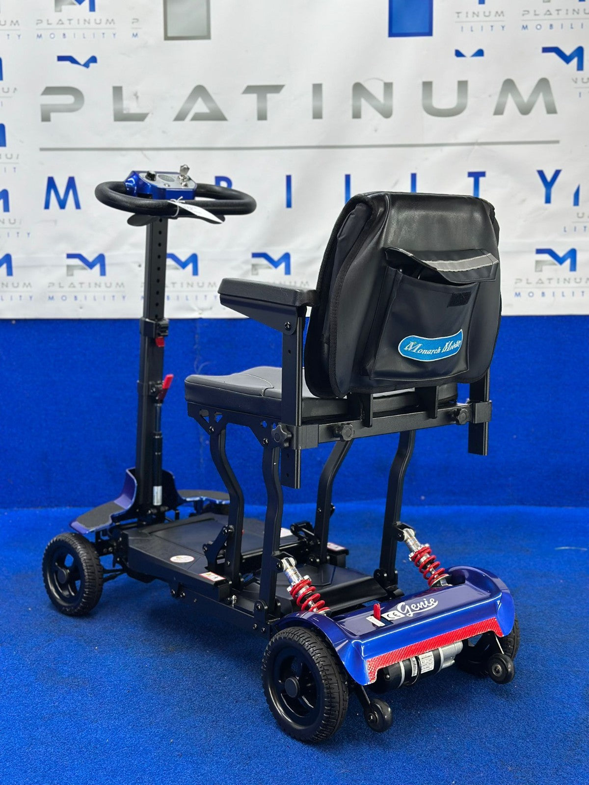 Monarch Genie Plus Lightweight Folding Mobility Scooter With Suspension 16.85KG