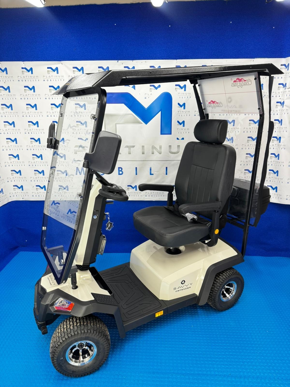 ⭐️SCOOTERPAC SAVVY DEFENDER⭐️ All Terrain Mobility Scooter with Hard Top Canopy
