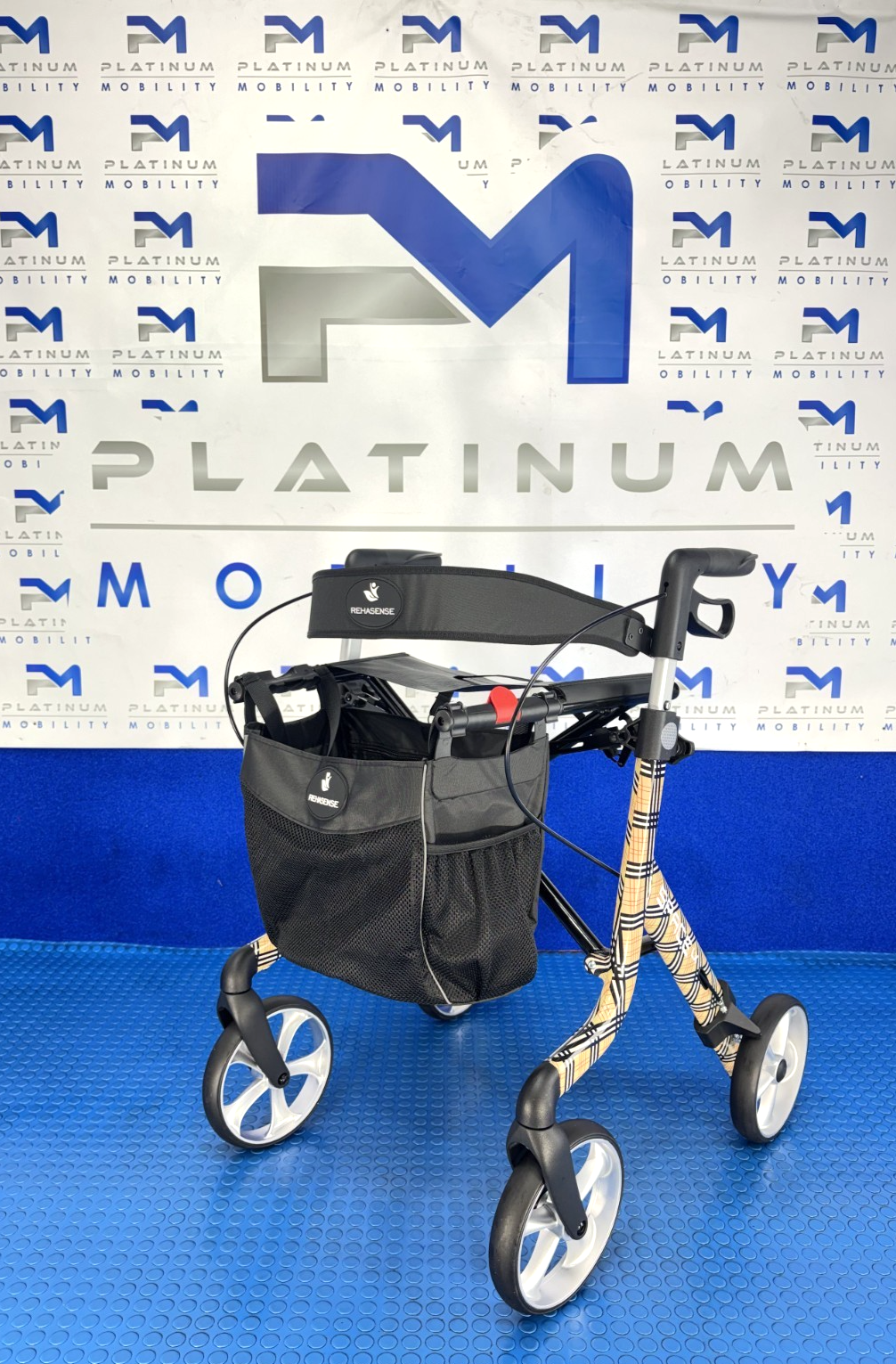 Rehasense Space LX Rollator Checkmate Lightweight Folding Walker BRAND NEW