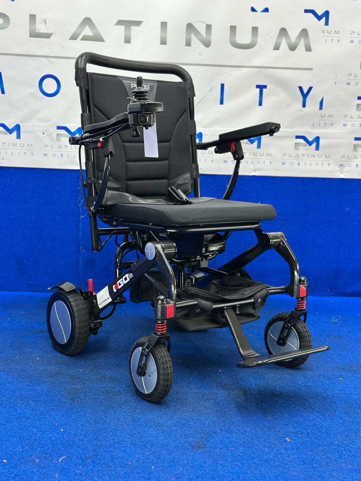 Pride I Go Lite Carbon Fibre Lightweight Portable Powerchair 18kg 4mph