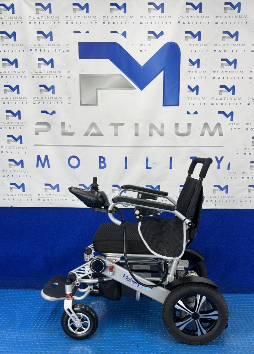 Mobility Plus Ultra-Light Folding Wheelchair 4Mph Lithium Battery Air Tyres 2512