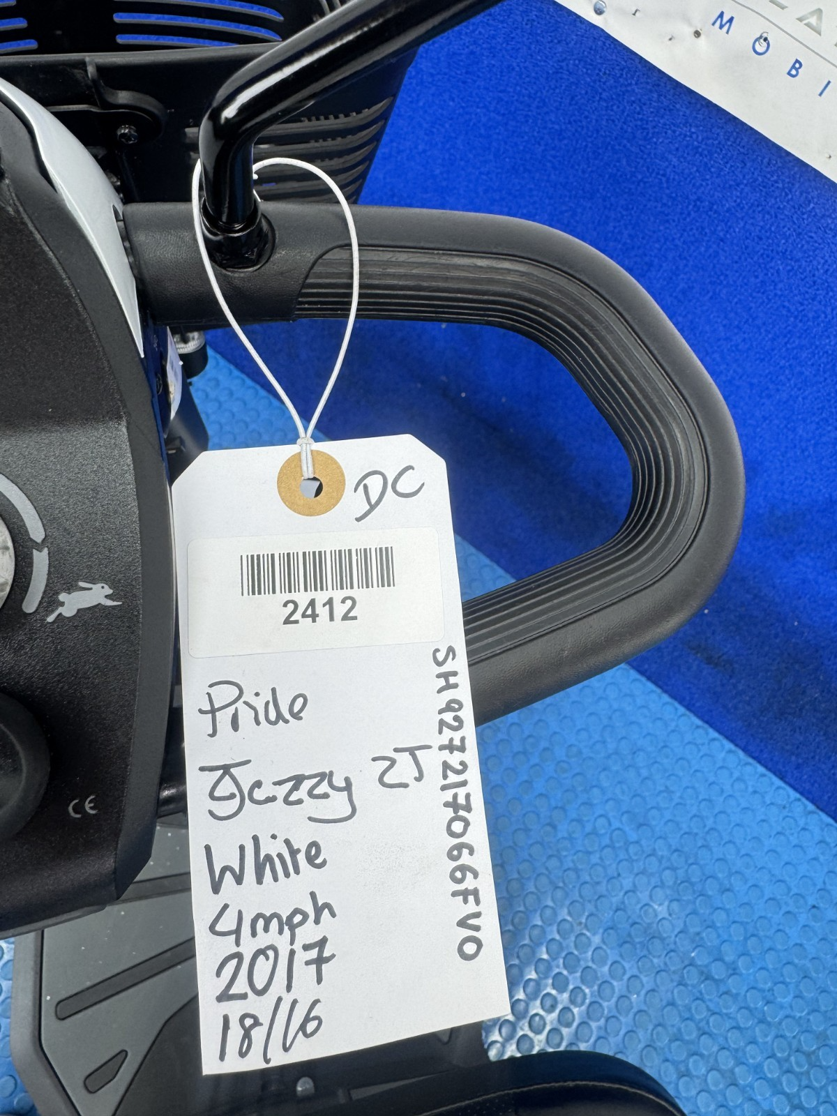 Pride Jazzy Zero Turn Mobility Scooter New Batteries 4mph 2412
