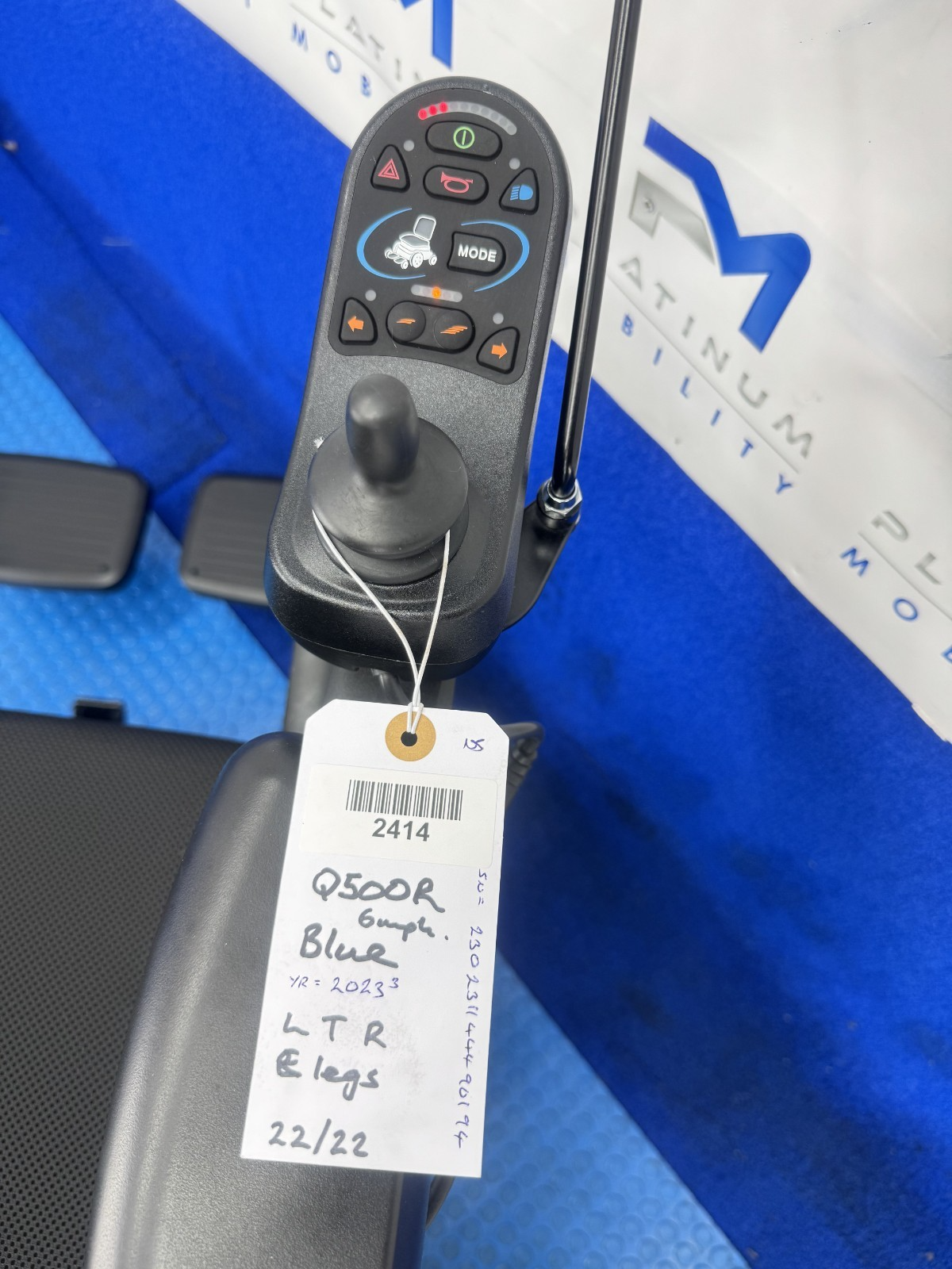 Sunrise Quickie Q500 R Powerchair Electric Wheelchair Rise, Tilt, Legs 6mph 2414