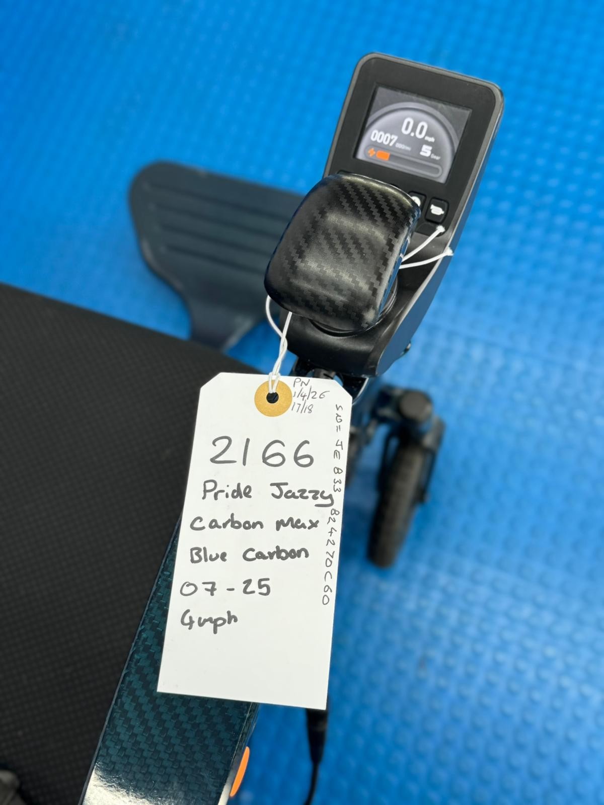 Pride Mobility Jazzy Carbon Ultra Max Mobility Scooter - UltraLightweight design