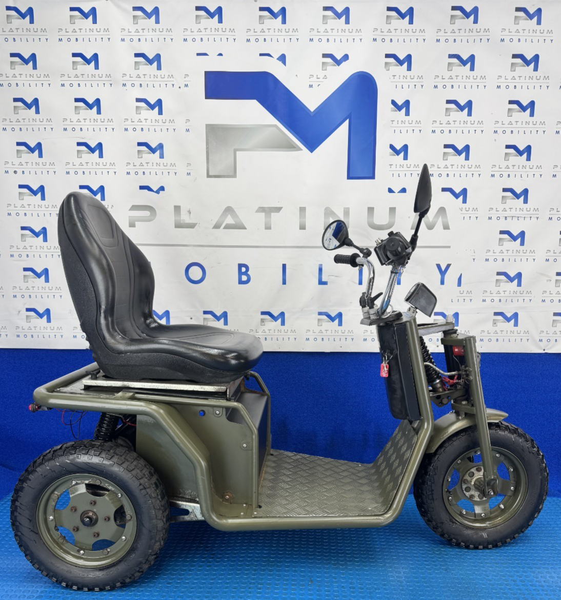 Beamer Tramper 3 Wheeler 8MPH Class 3, All Terrain Mobility Scooter 2484