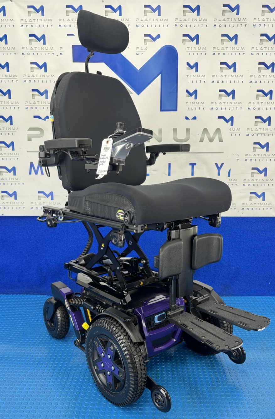 Quantum Pride 4 front 2 Electric Wheelchair RISE TILT RECLINE 6mph 2761