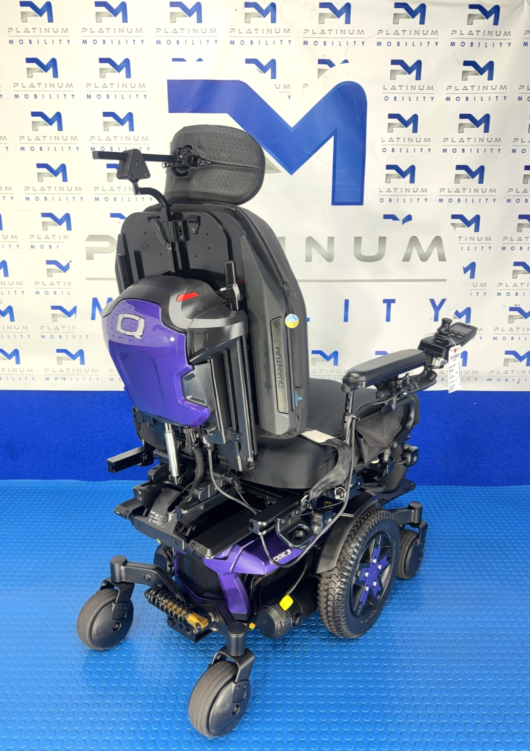 2025 PRIDE QUANTUM EDGE 3 6MPH Tilt, Electric Recline Heavy Duty Powerchair 4031