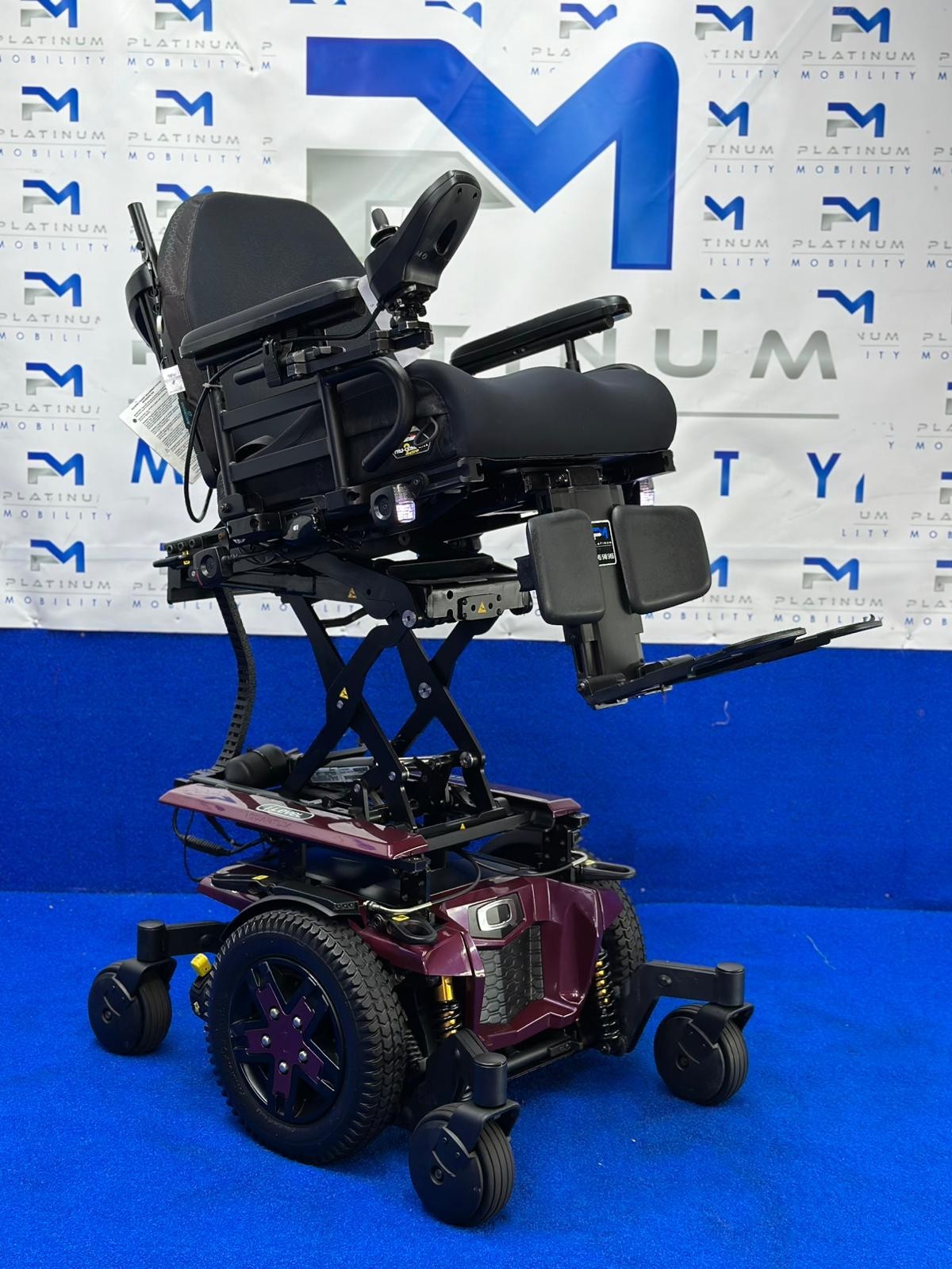 PRIDE QUANTUM EDGE 3 6 MPH ELECTRIC POWER WHEELCHAIR POWERCHAIR 1601