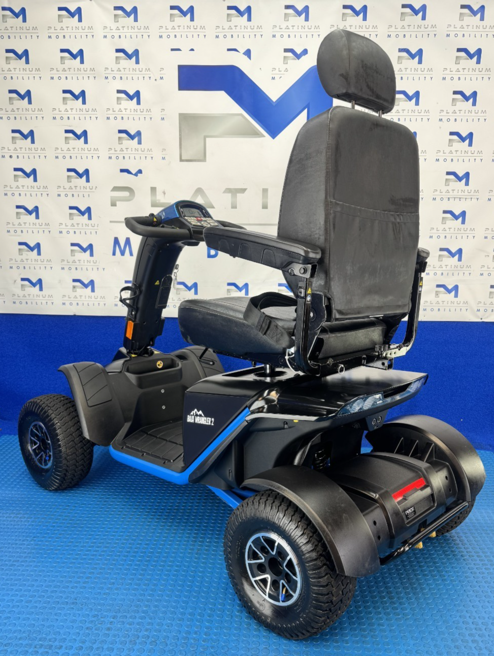 Pride Baja Wrangler Mobility Scooter All Terrain New Batteries 8Mph 2458