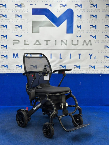 QUICKIE Q50 R LIGHTWEIGHT CARBON FIBRE ELECTRIC POWERCHAIR SCOOTER FOLDING 4MPH