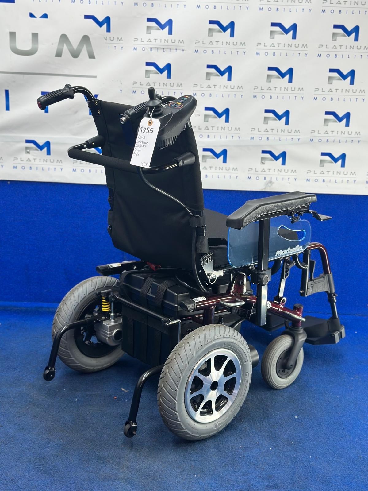 Roma Marbella Powerchair – 4mph Attendant Electric Wheelchair (1255)