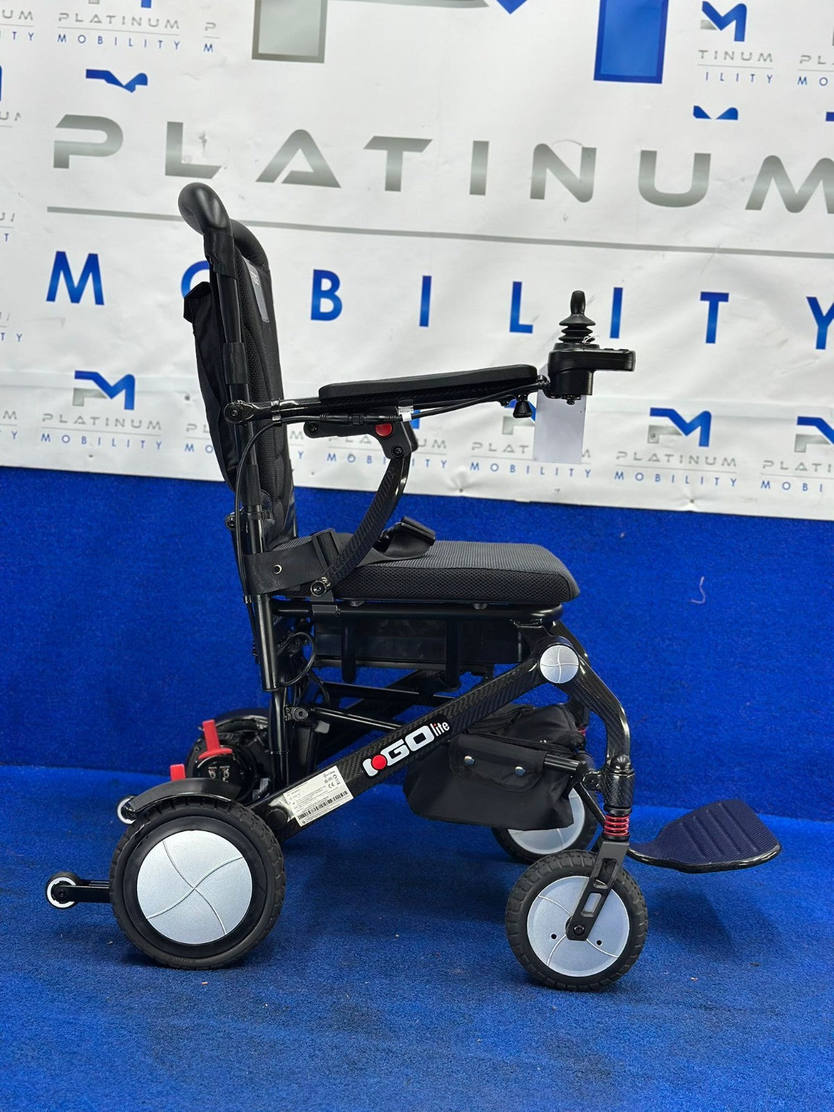 Pride I Go Lite Carbon Fibre Lightweight Portable Powerchair 18kg 4mph