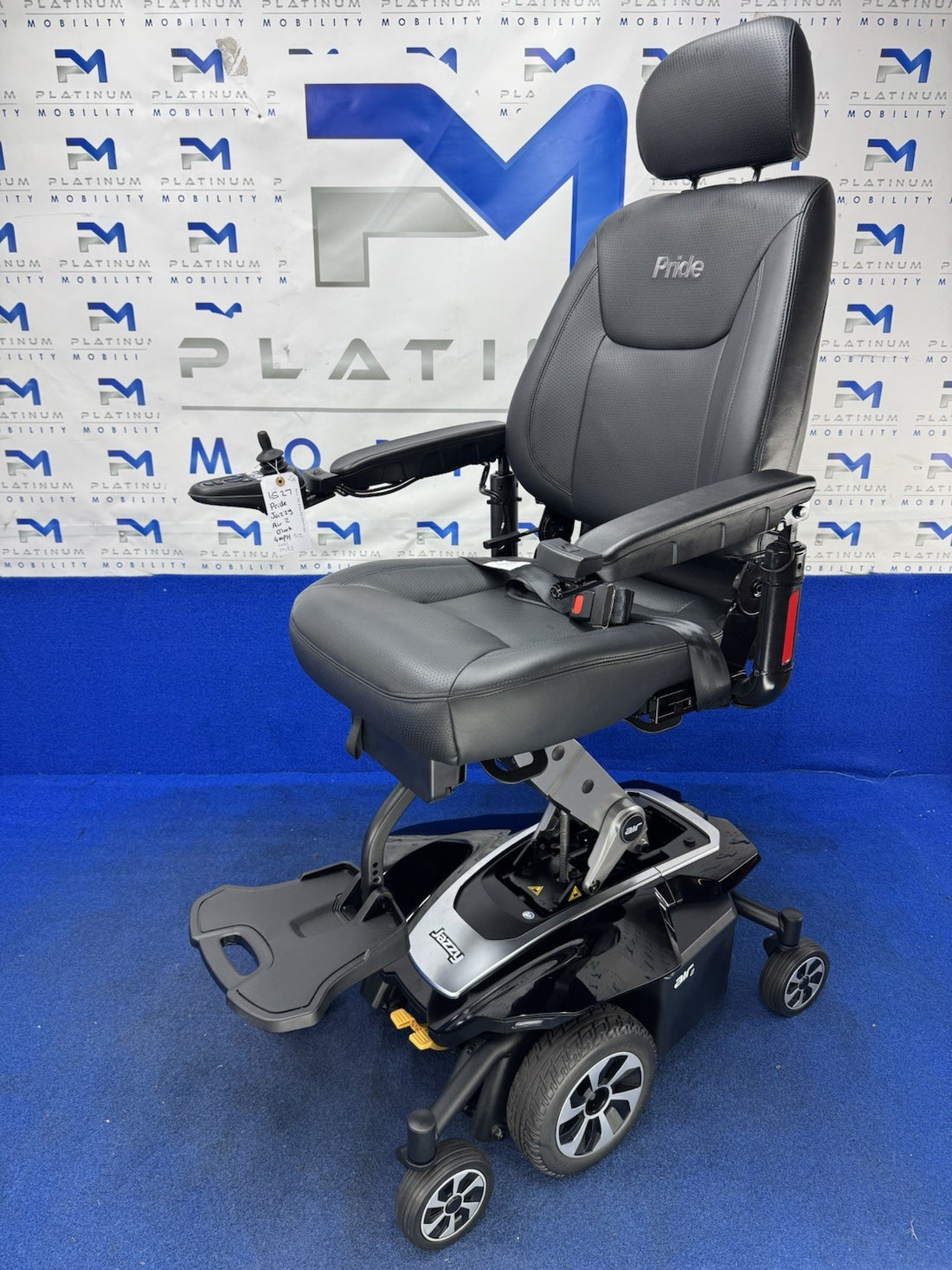 Pride Jazzy Air 2.0 Power Chair Electric Wheelchair with Electric Seat Lift 1011