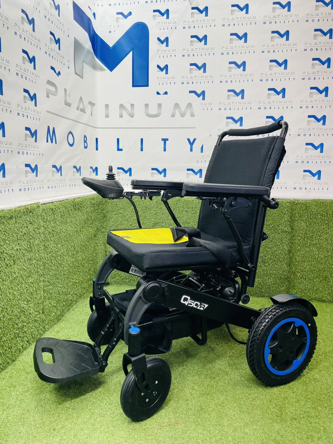 QUICKIE Q50R FOLDING 4MPH TRANSPORTABLE LITHIUM ELECTRIC POWERCHAIR WHEELCHAIR