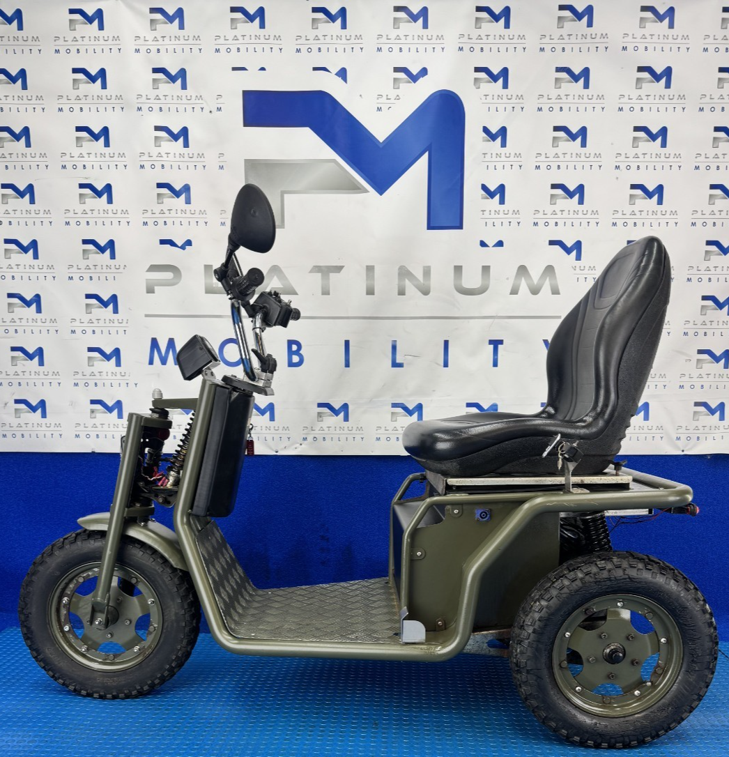 Beamer Tramper 3 Wheeler 8MPH Class 3, All Terrain Mobility Scooter 2484
