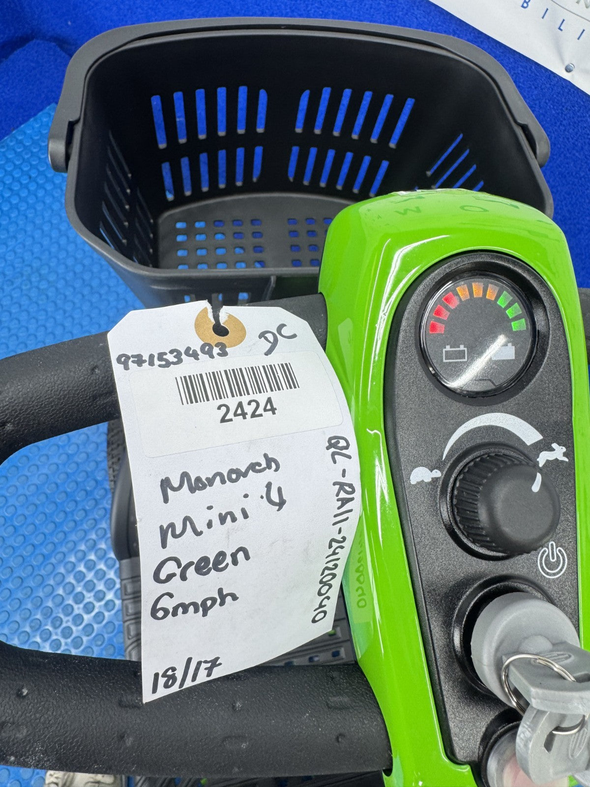 Monarch Mini 4 Mobility Scooter New Batteries Air Tyres 4mph 2424