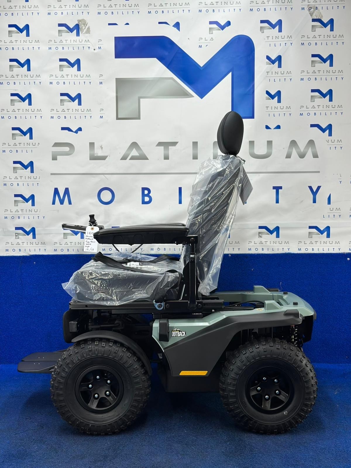 Quantum Outback All-Terrain 4x4 Electric, Power wheelchair Off Road, Heavy Duty