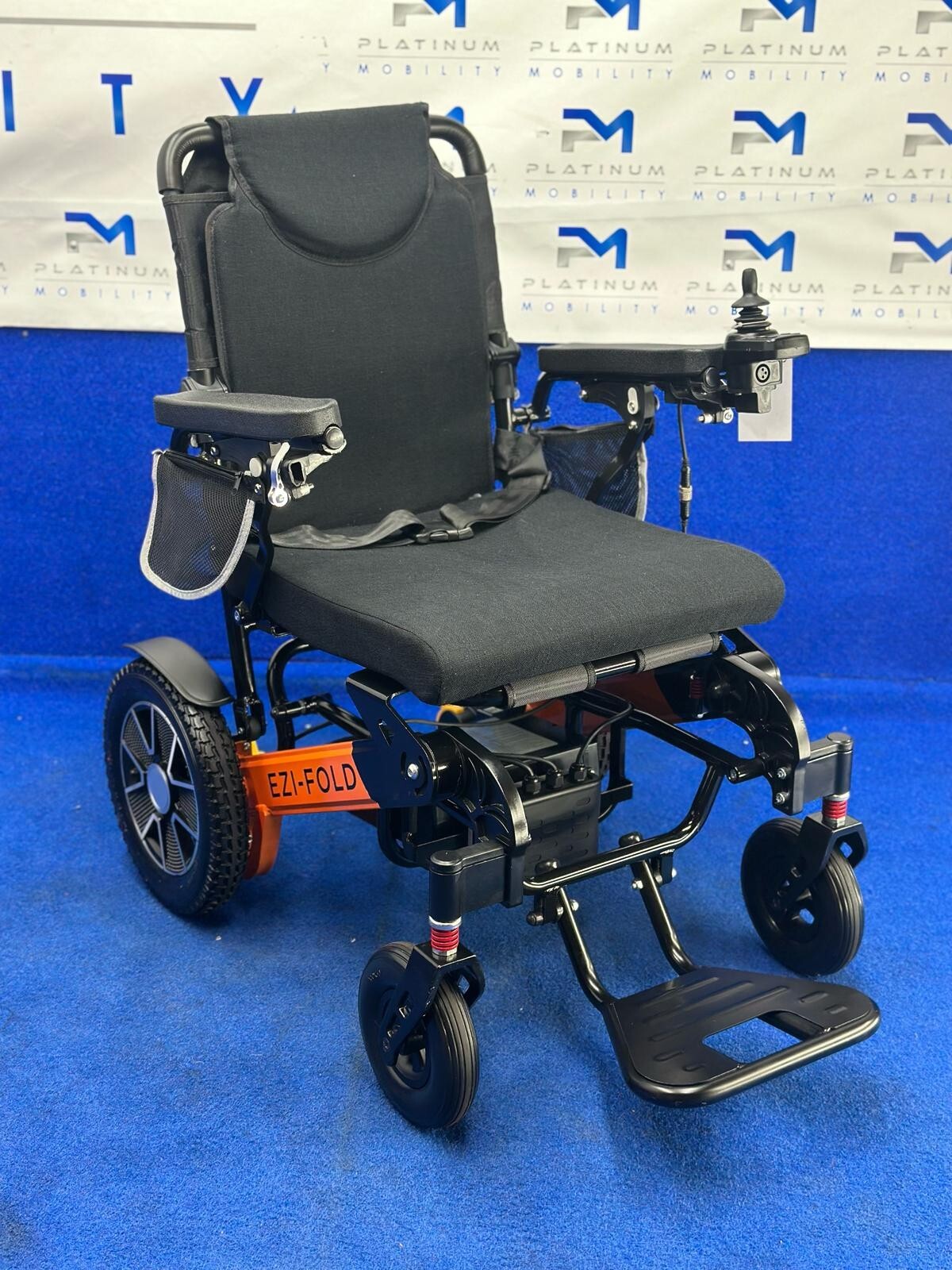 Monach Ezi-FOLD PRO 4 MPH FOLDING ELECTRIC WHEELCHAIR POWERCHAIR REMOTE CONTROL