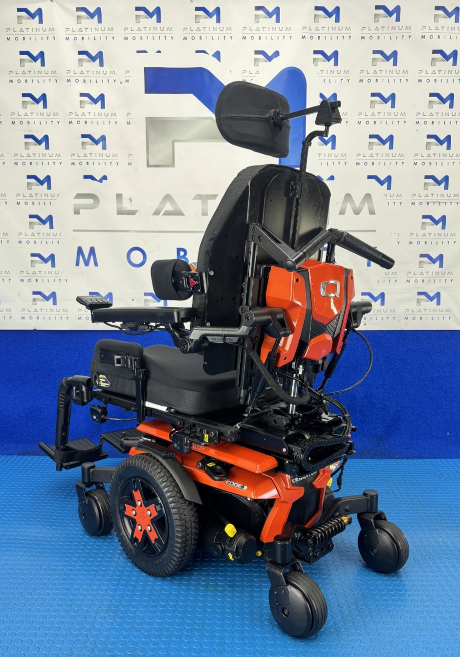 PRIDE QUANTUM EDGE 3 STRETTO 6MPH ELECTRIC POWER WHEELCHAIR POWERCHAIR 2909
