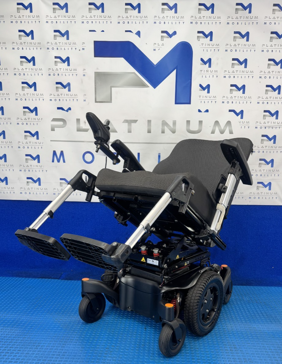 SUNRISE QUICKIE Q500M 4MPH ELECTRIC WHEELCHAIR RISER TILT POWERCHAIR 2453