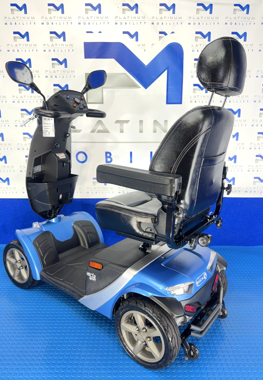 Rascal Vecta Sport Mobility Scooter 8mph Air Tyres New Batteries No VAT 4179