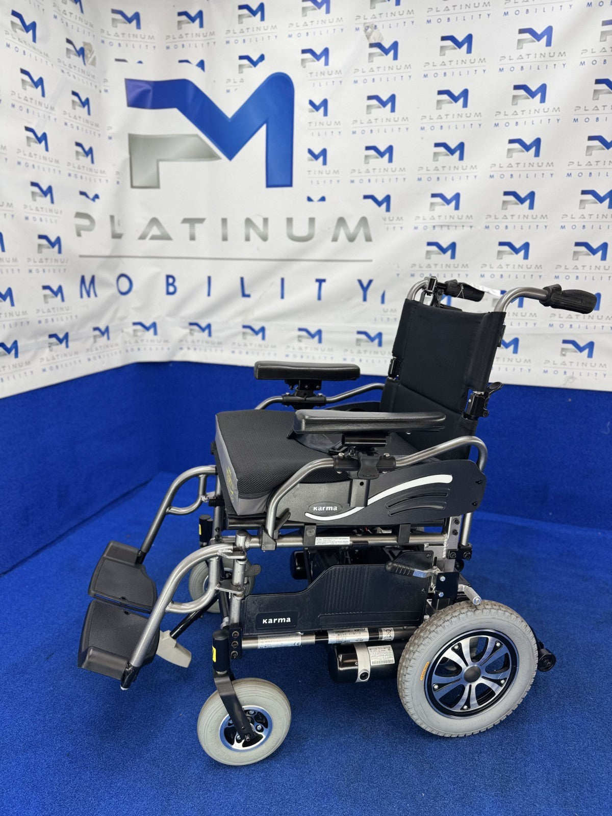 Karma Falcon KP-25 Powerchair – Attendant 4mph Lightweight Wheelchair (1305)