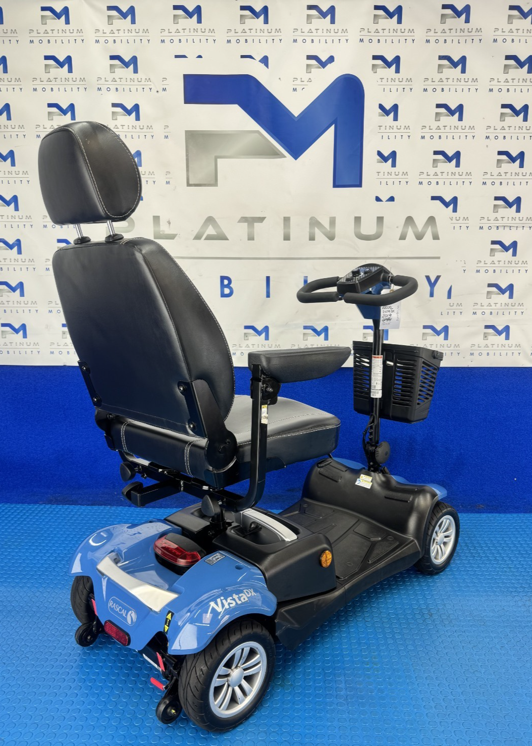 Rascal Vista DX Mobility Scooter New Batteries Solid Tyres 2403