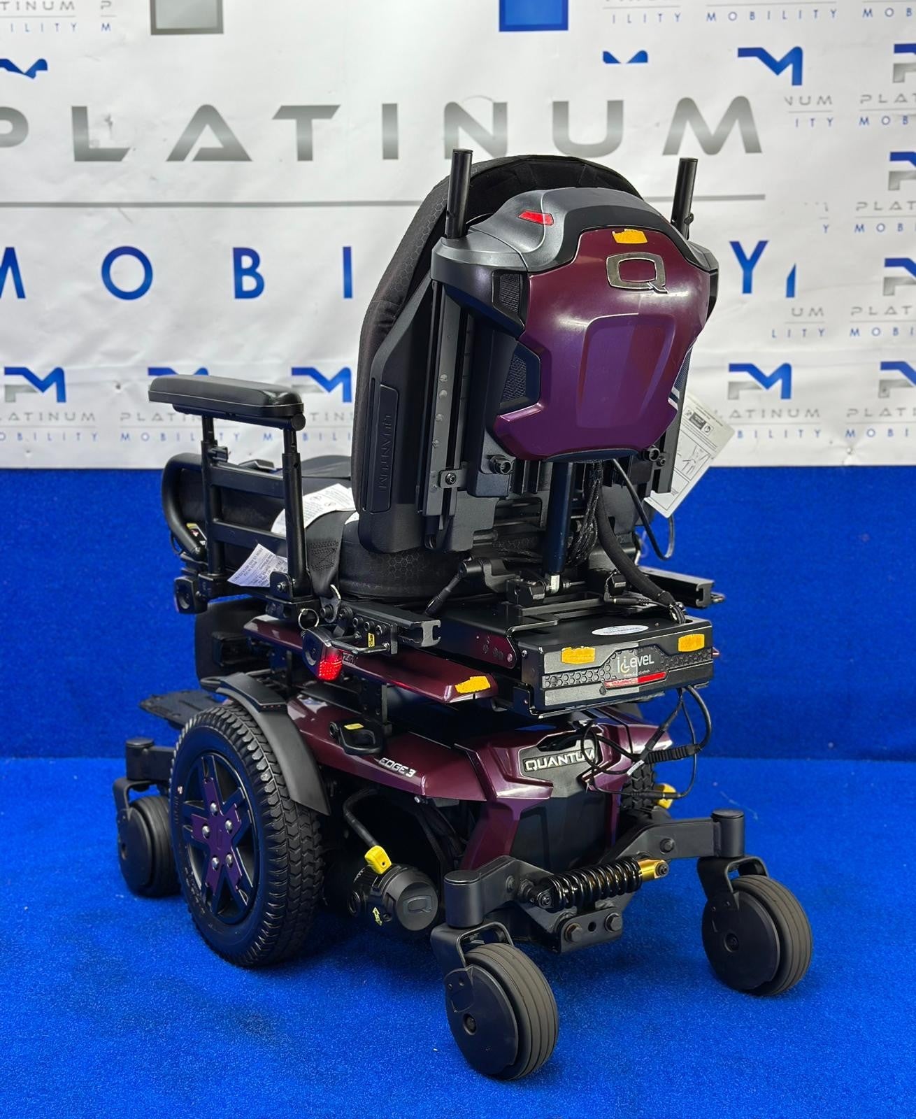 PRIDE QUANTUM EDGE 3 6 MPH ELECTRIC POWER WHEELCHAIR POWERCHAIR 1601