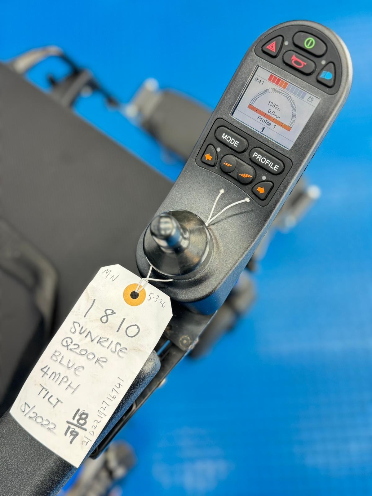 SUNRISE Q200 R RWD 4MPH ELECTRIC WHEELCHAIR MOBILITY SCOOTER POWERCHAIR 1810