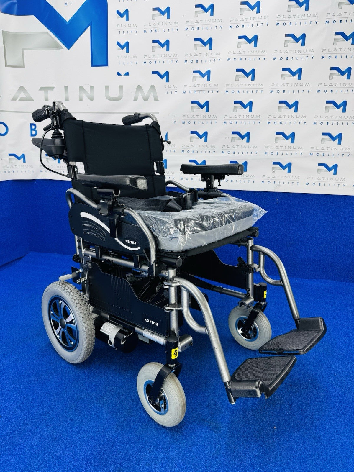 Karma Falcon KP-25 Powerchair – Attendant 4mph Lightweight Wheelchair (1280)