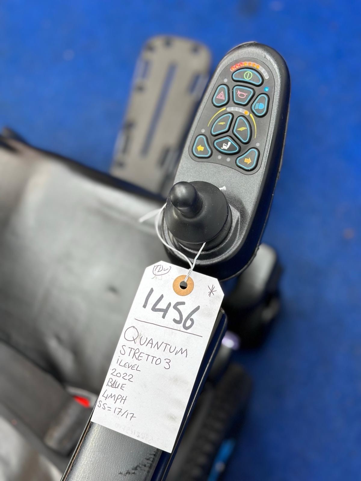 PRIDE QUANTUM Q6 EDGE 3 STRETTO 4 MPH ELECTRIC POWER WHEELCHAIR POWERCHAIR 1456