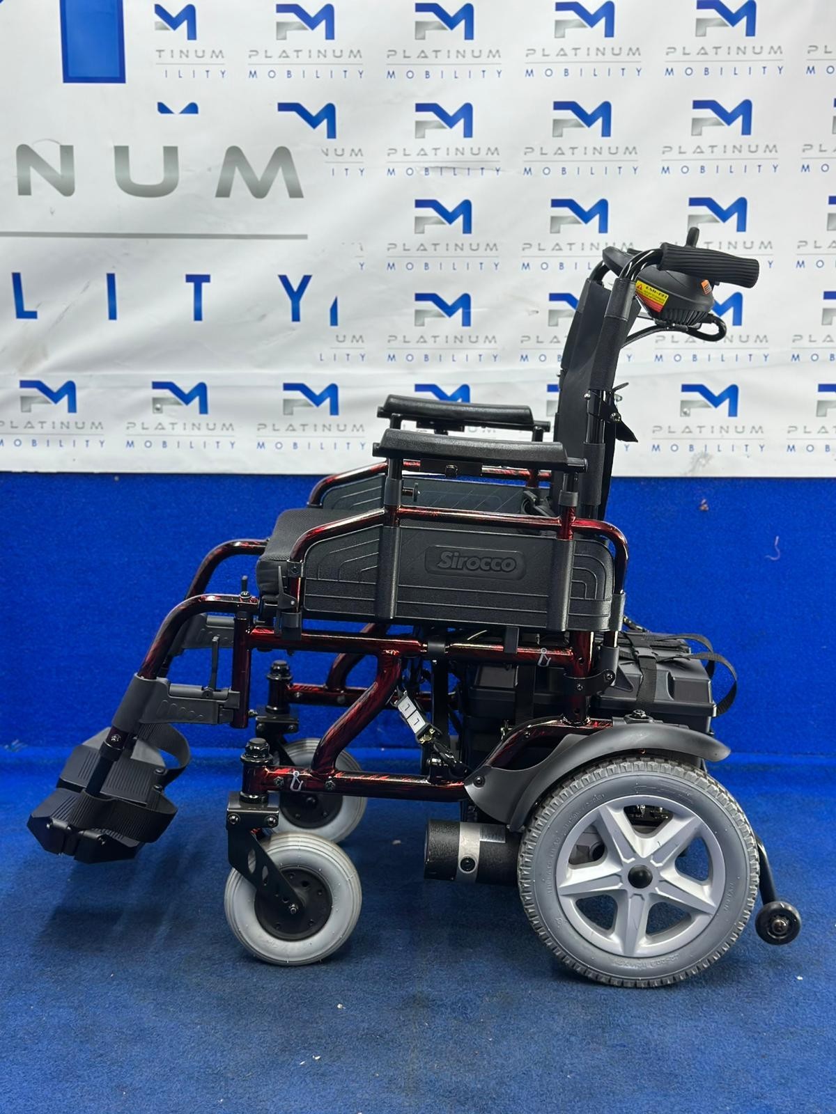 ROMA SIROCCO 4MPH ATTENDANT CONTROLED ELECTRIC WHEELCHAIR POWERCHAIR 1228