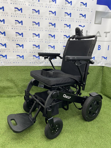 QUICKIE Q50R FOLDING 4MPH TRANSPORTABLE LITHIUM ELECTRIC POWERCHAIR WHEELCHAIR