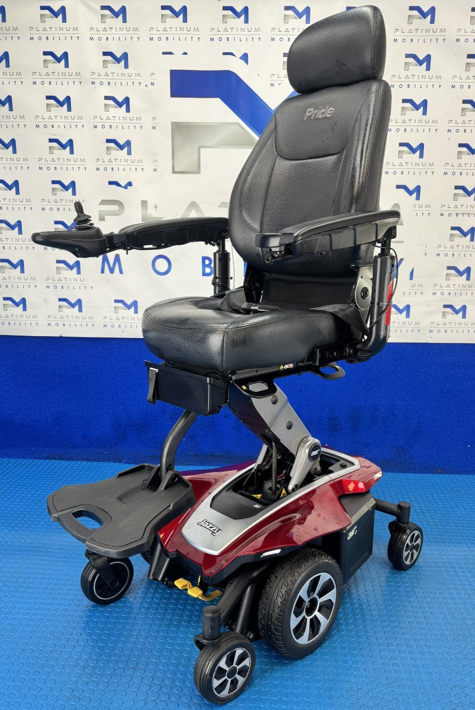 Pride Jazzy Air 2.0 Power Chair Electric Wheelchair with Electric Seat Lift 2318