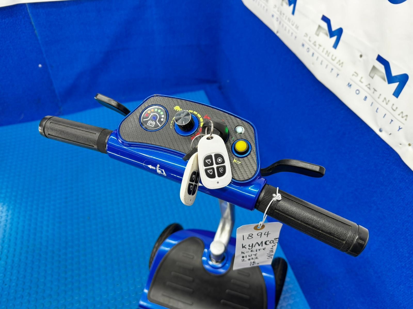 Kymco K-Lite FE Remote Mobility Scooter Auto Folding Lightweight 4 MPH 1894