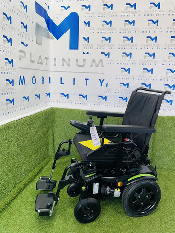 Powerchair Quickie Q100R Compact Indoor Outdoor Sunrise Medical Comfy Mid Wheel