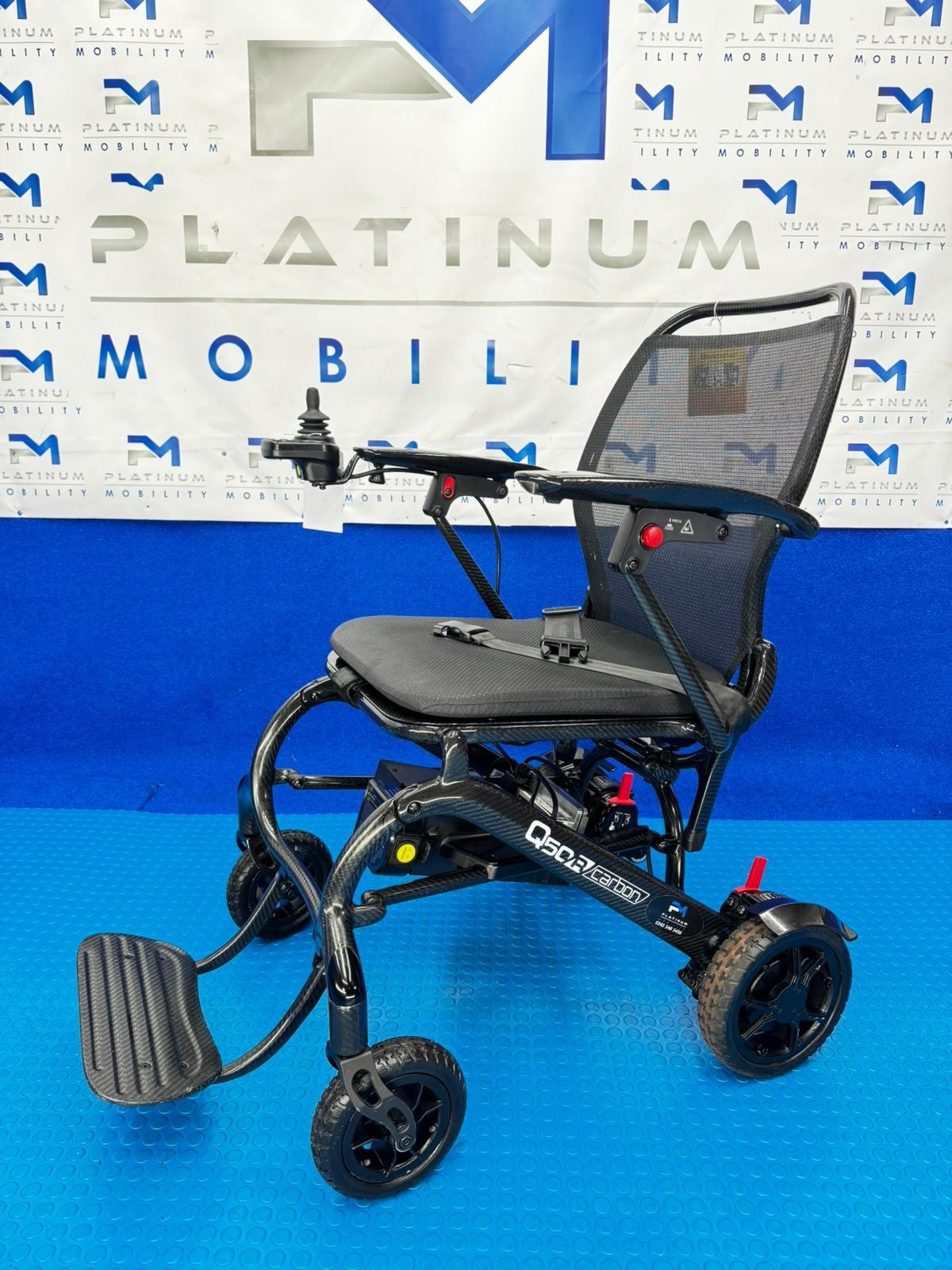 Sunrise Quickie Q50R Carbon Fibre Electric Wheelchair Powerchair 4MPH 1730W