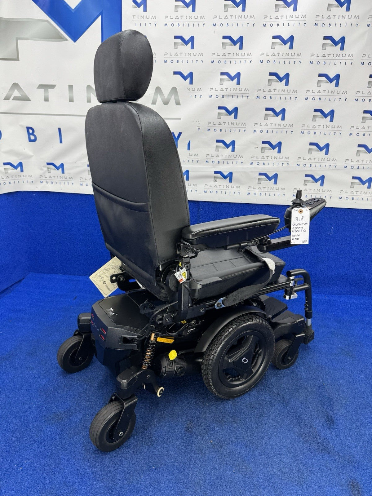 Pride Quantum Edge 3 Stretto Narrow Base 5mph Electric Wheelchair Powerchair 418