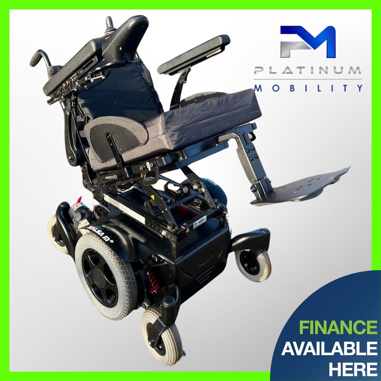 QUICKIE SALSA M2 ELECTRIC MOBILITY WHEELCHAIR POWERCHAIR SCOOTER CHAIR TILT
